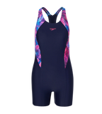 Women's Endurance10 Splice Racerback Legsuit - True Navy & Margarita Pink