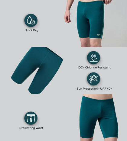 Men's Endurance+ Essential Jammer - Dark Teal & Pale Adventure