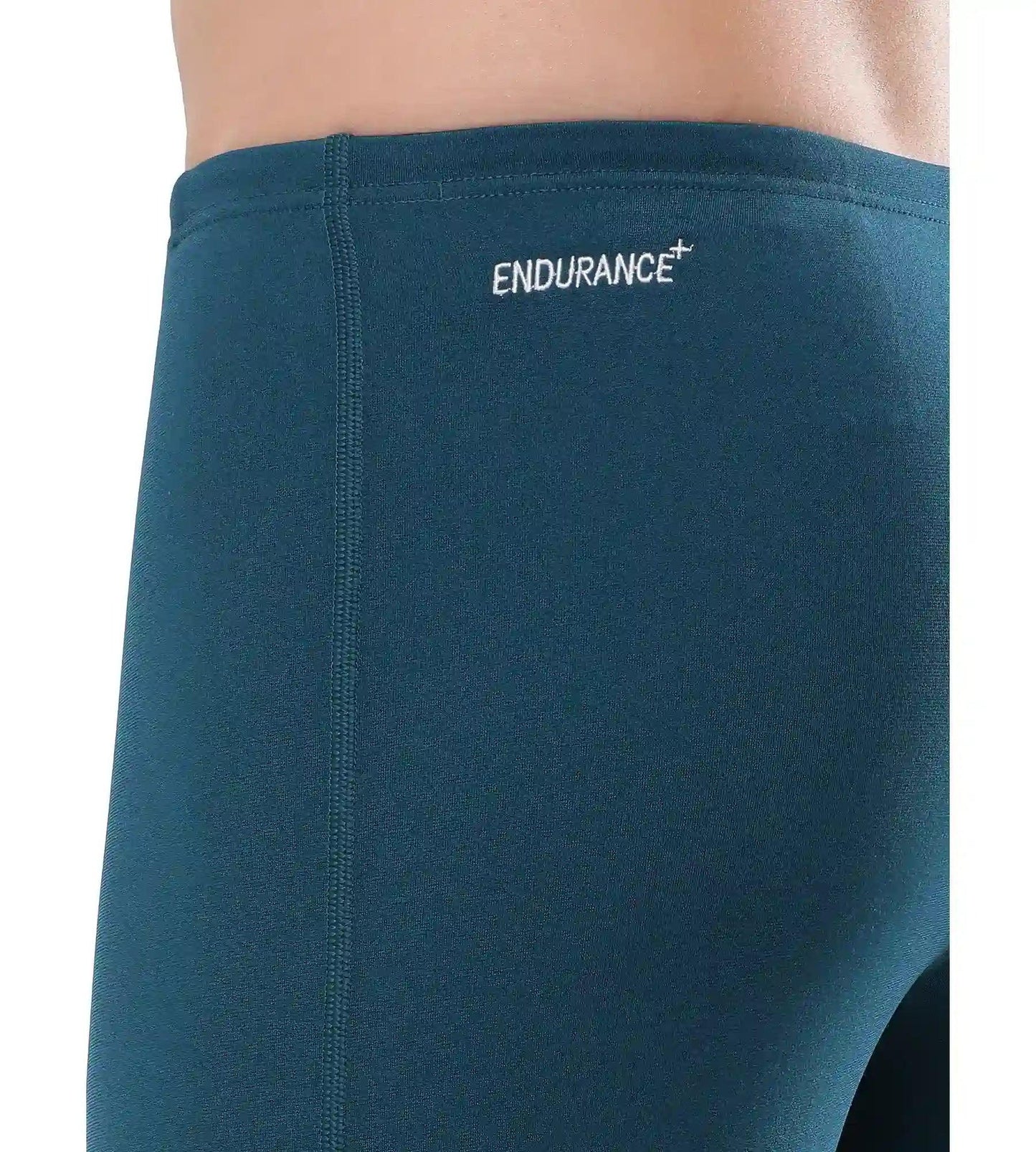 Men's Essential Endurance+ Jammer - Darkteal & White_8