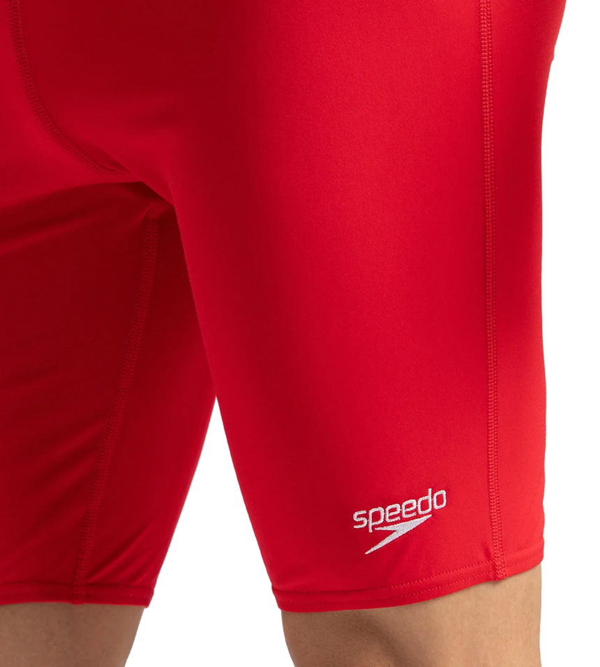 Men's Endurance+ Essential Jammer - Fedred & White