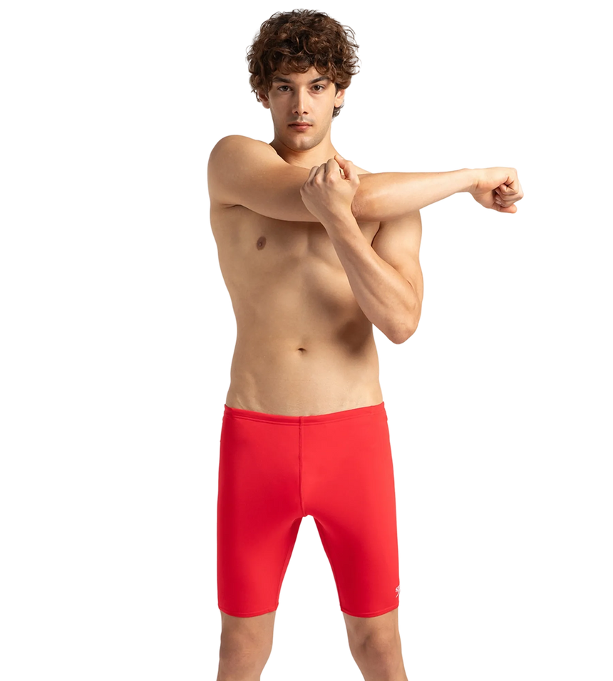 Men's Endurance+ Essential Jammer - Fedred & White