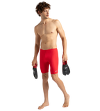 Men's Endurance+ Essential Jammer - Fedred & White