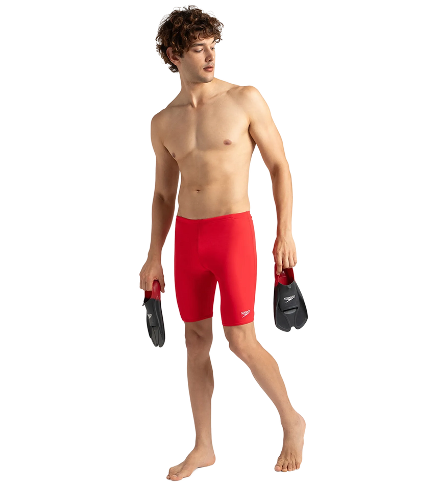 Men's Endurance+ Essential Jammer - Fedred & White