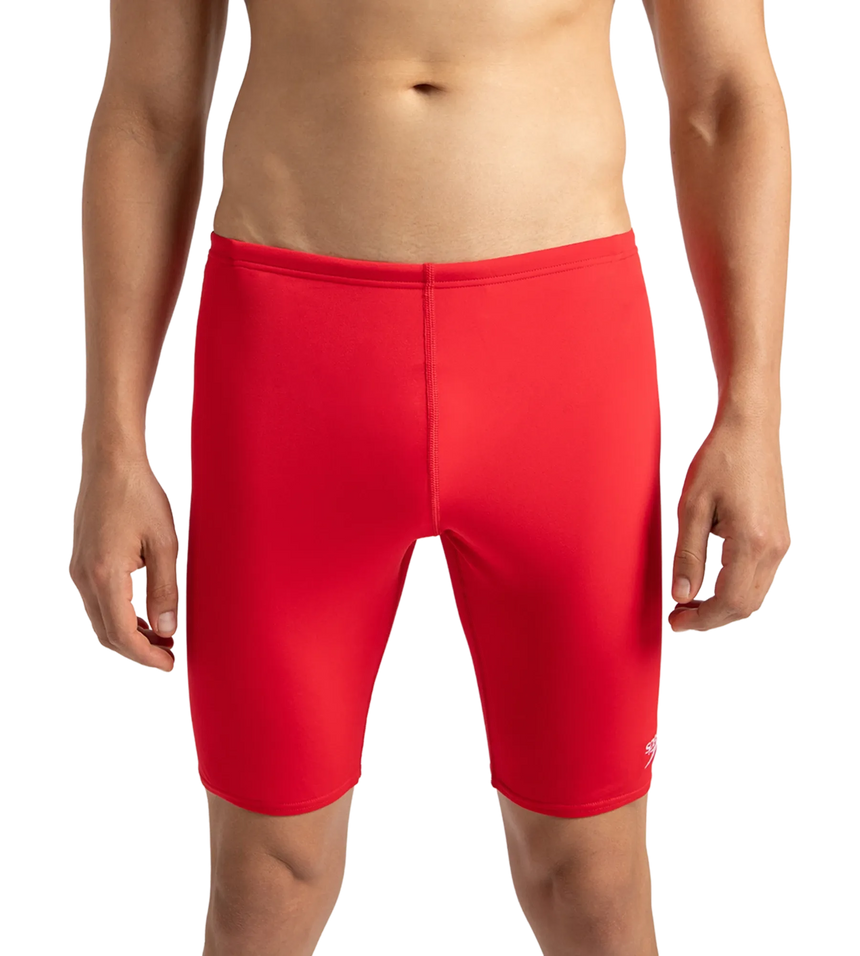Men's Endurance+ Essential Jammer - Fedred & White