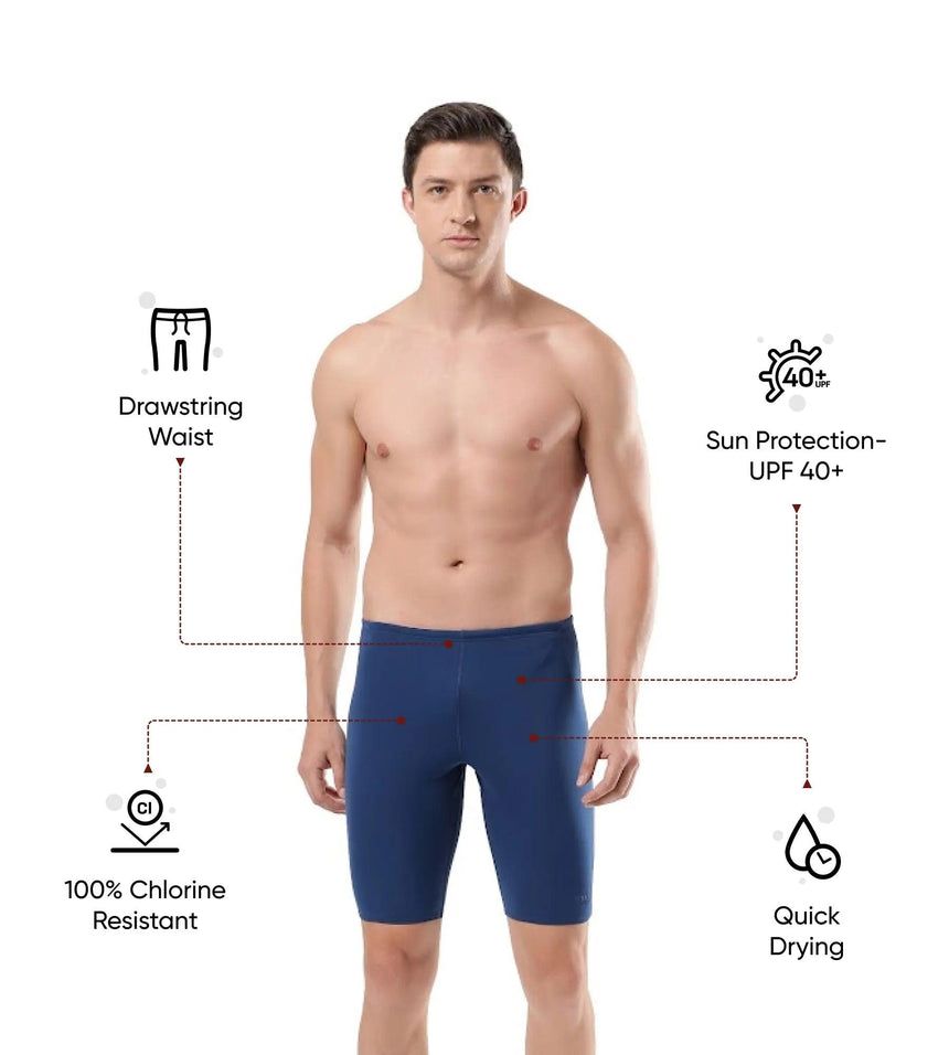 Men's Endurance+ Essential Jammer - Ammonite Blue