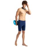 Men's Endurance+ Essential Jammer - Cerulean Blue & White