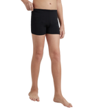 Boy's Recycled Endurance+ Quick Dry Essential Aquashort - Black & Harlequin Green