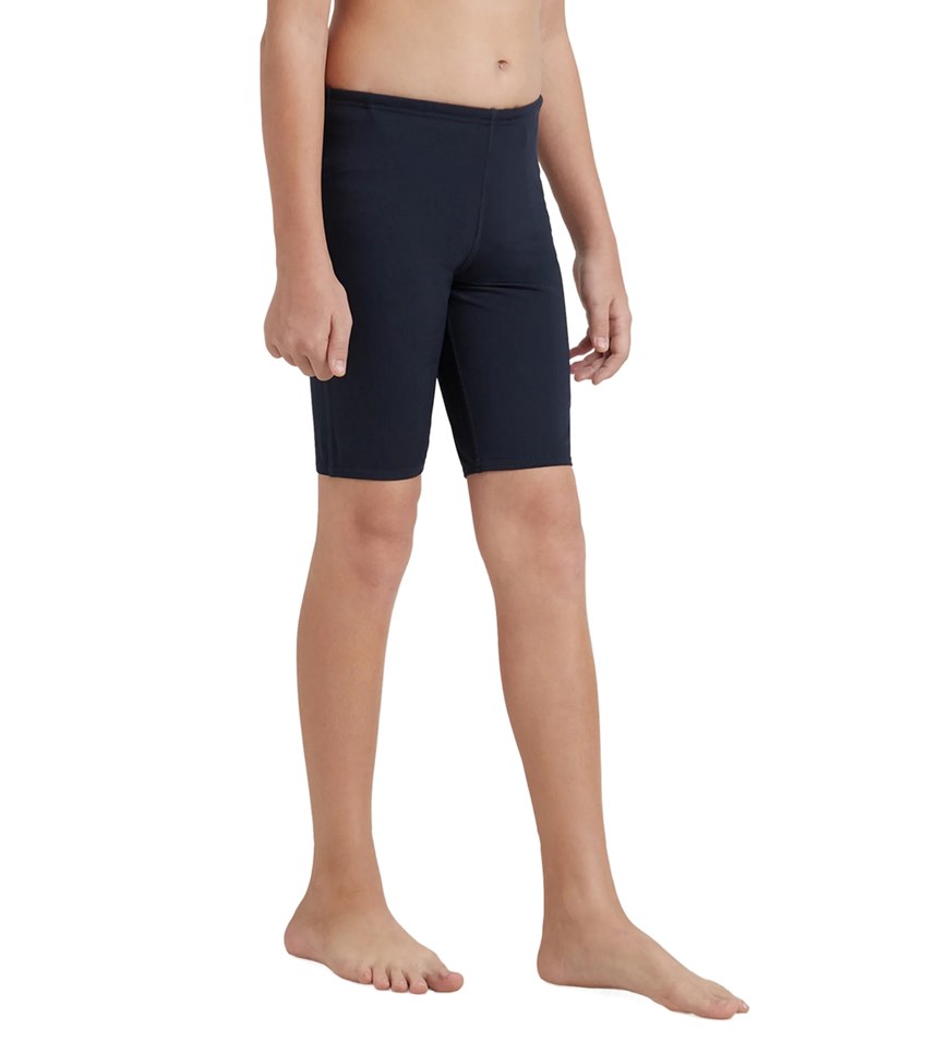 Boy's Recycled Endurance+ Essential Jammer - True Navy & Picton Blue