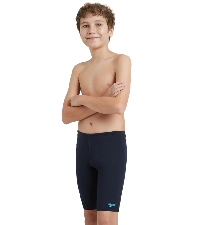 Boy's Recycled Endurance+ Essential Jammer - True Navy & Picton Blue