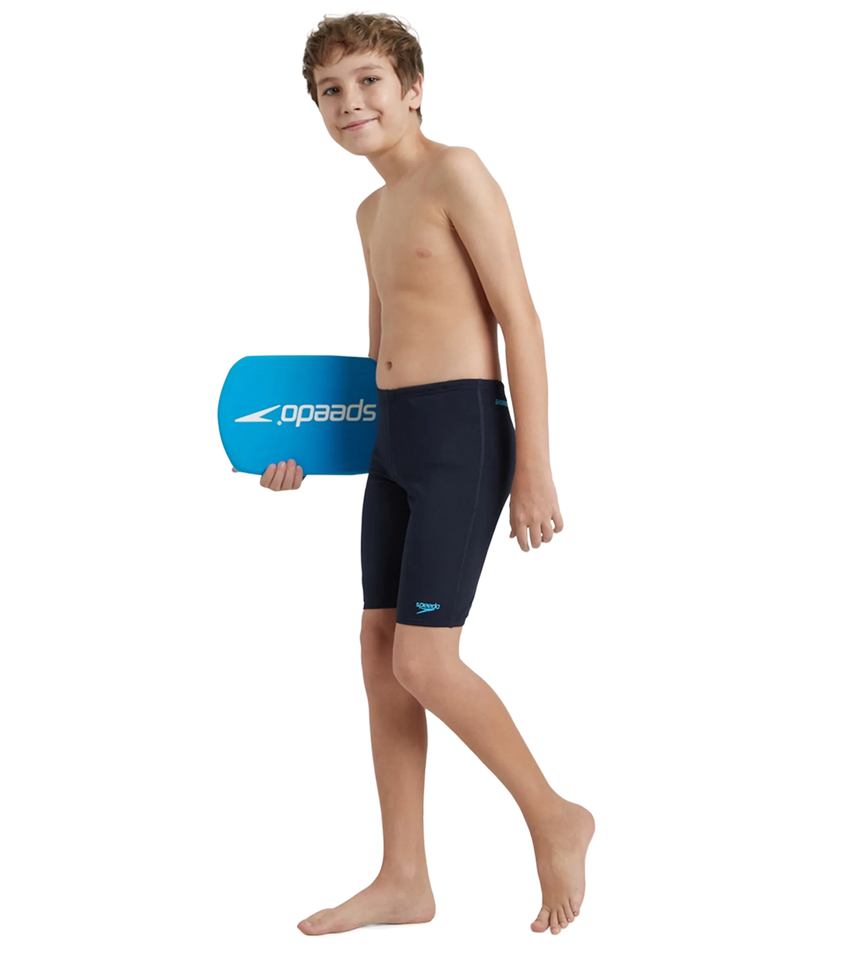Boy's Recycled Endurance+ Essential Jammer - True Navy & Picton Blue