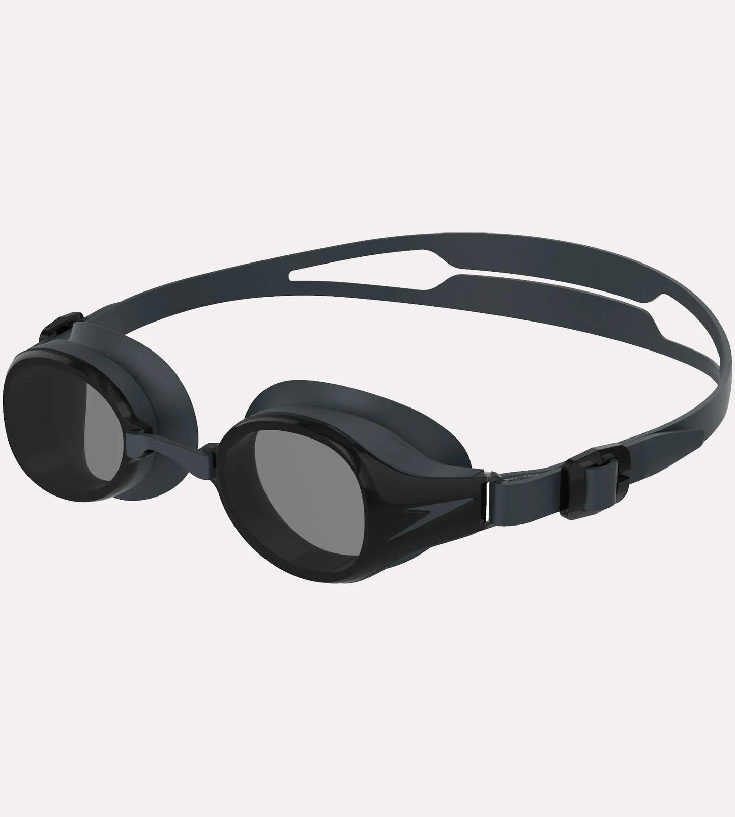 Unisex Adult Hydropure Optical Power Lens Swim Goggles - Black & Smoke