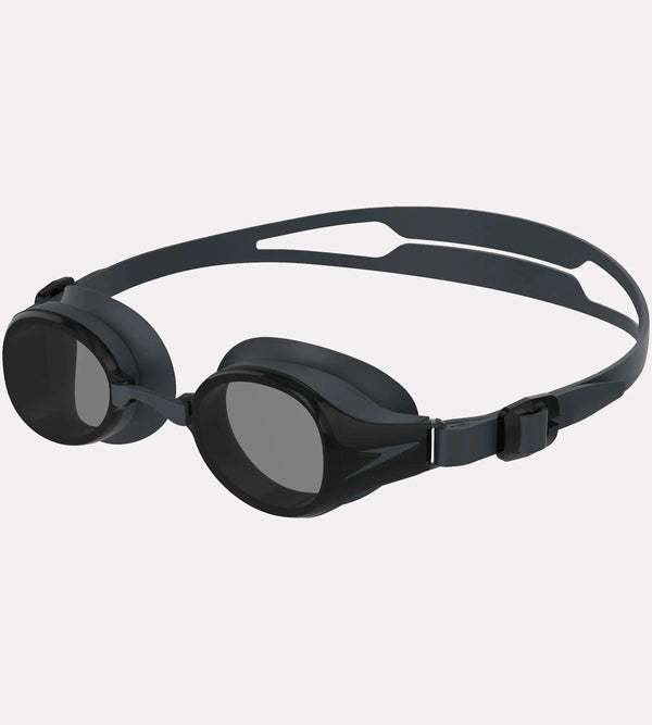 Unisex Adult Hydropure Optical Power Lens Swim Goggles - Black & Smoke