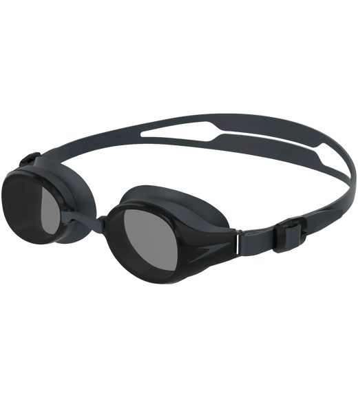 Unisex Adult Hydropure Optical Power Lens Swim Goggles - Black & Smoke