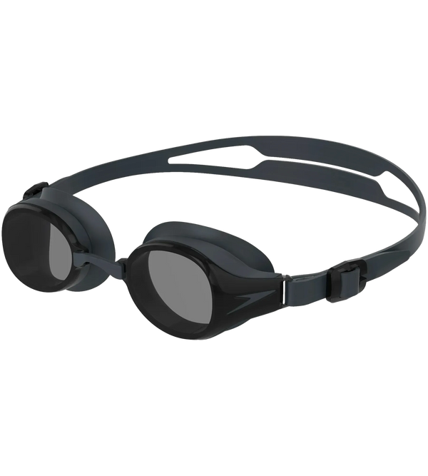 Unisex Adult Hydropure Optical Power Lens Swim Goggles - Black & Smoke