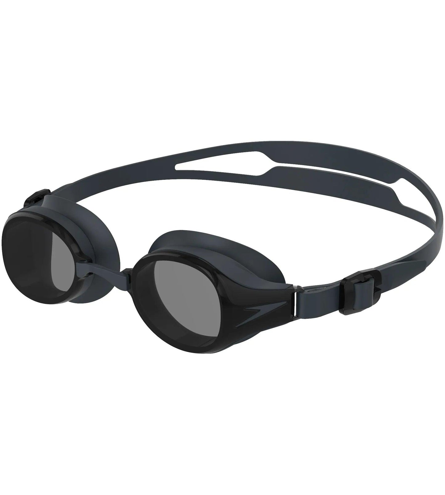 Unisex Adult Hydropure Optical Power Lens Swim Goggles - Black & Smoke