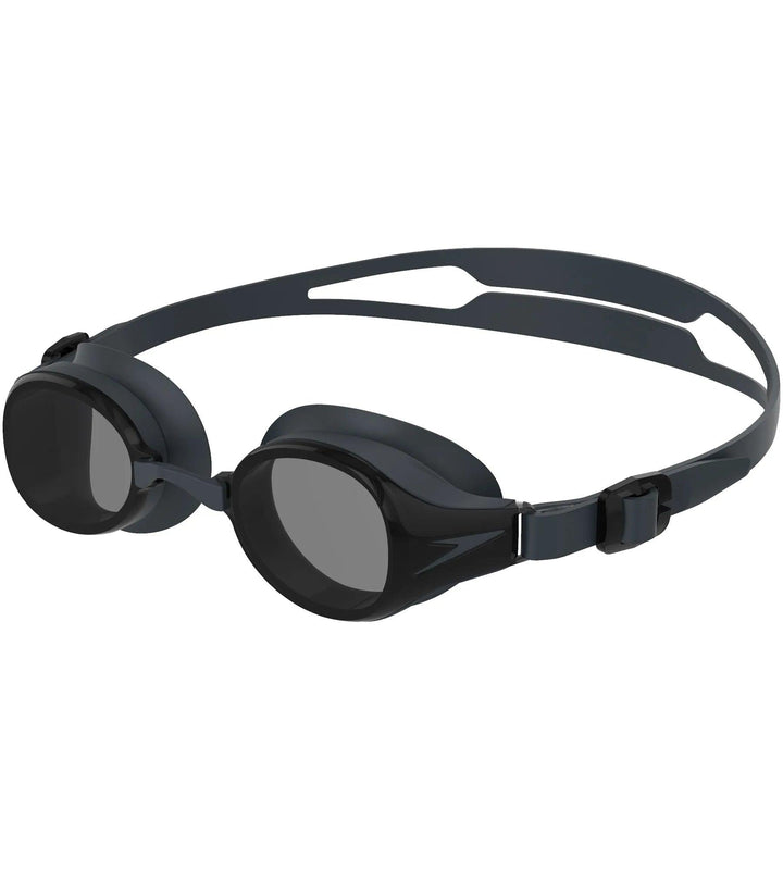 Unisex Adult Hydropure Optical Power Lens Swim Goggles - Black & Smoke