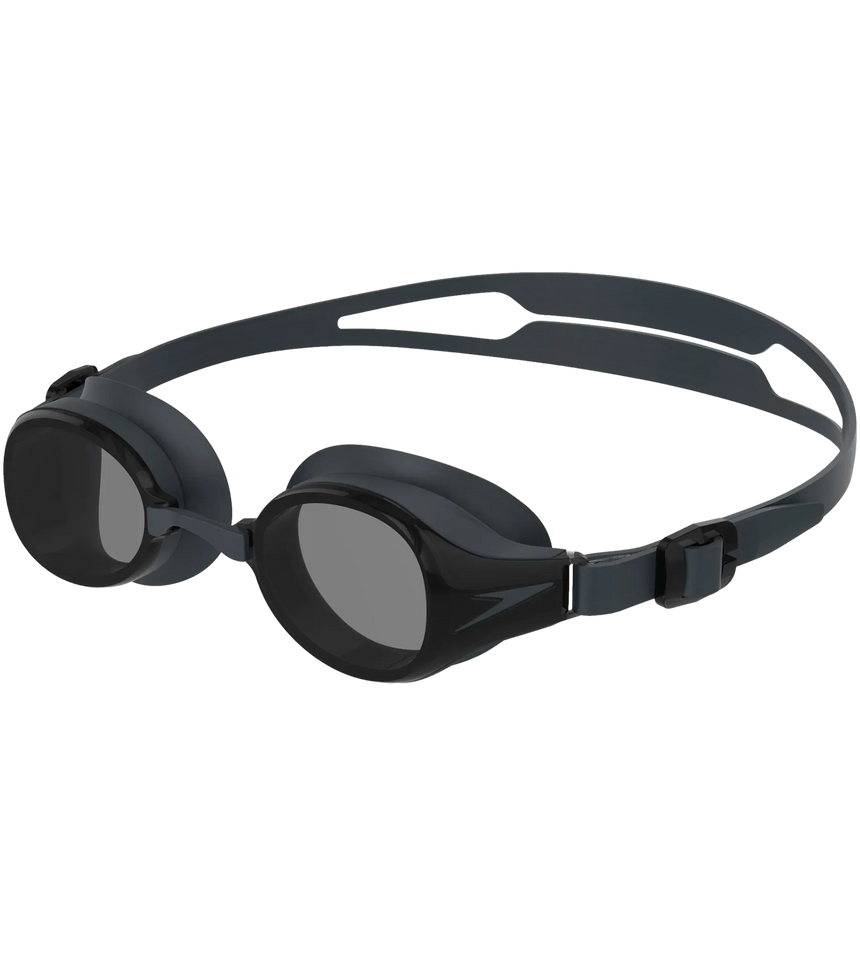 Buy Speedo Unisex Adult Hydropure Optical Power Lens Swim Goggles - Black & Smoke - Goggles Online