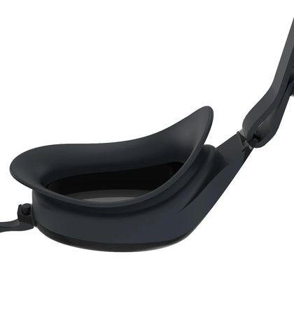 Unisex Adult Hydropure Optical Power Lens Swim Goggles - Black & Smoke