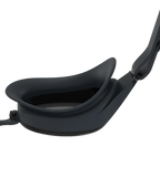 Unisex Adult Hydropure Optical Power Lens Swim Goggles - Black & Smoke