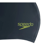 Unisex Kids Long Hair Chlorine Resistant Swim Cap For Boys and Girls - Black & Green
