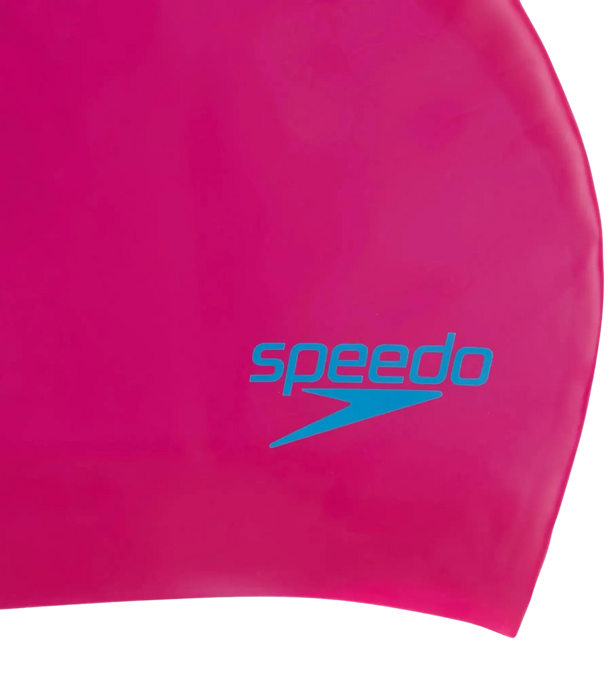 Unisex Kids Long Hair Chlorine Resistant Swim Cap For Boys and Girls - Pink & Blue