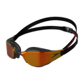 Unisex Adult Fastskin Hyper Elite Hydroscopic Curved Mirror Lens Swim Goggles - Black & Gold