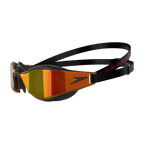 Unisex Adult Fastskin Hyper Elite Hydroscopic Curved Mirror Lens Swim Goggles - Black & Gold