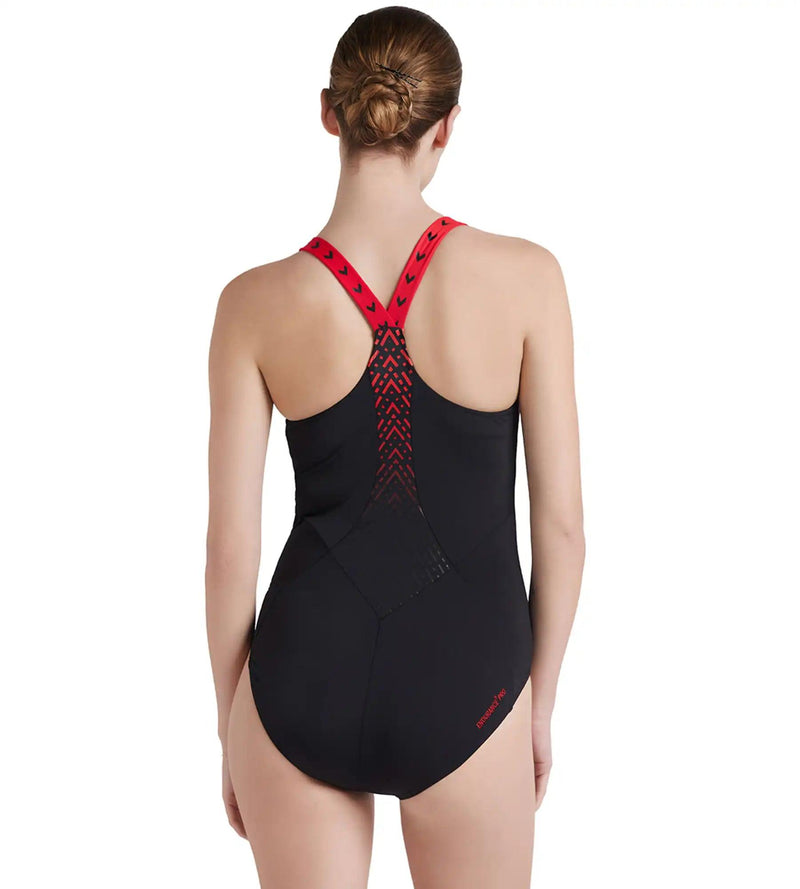 Buy Speedo Hydropro One Piece Black-Fed Red Swimwear Online Buy Speedo Hydropro One Piece Black-Fed Red Swimwear Online