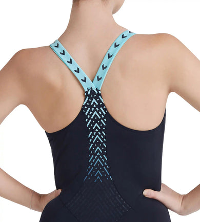 Women's Recycled Endurance+ Hydropro One Piece Swimwear - True Navy & Marine Blue