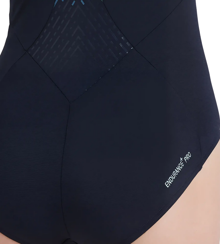 Women's Recycled Endurance+ Hydropro One Piece Swimwear - True Navy & Marine Blue