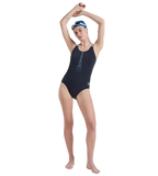 Women's Recycled Endurance+ Hydropro One Piece Swimwear - True Navy & Marine Blue