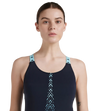 Women's Recycled Endurance+ Hydropro One Piece Swimwear - True Navy & Marine Blue