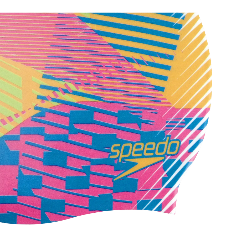 Unisex Digital Printed Swim Cap For Men and Women - Multicolour