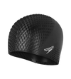 Unisex Adult Bubble Active+ Swim Cap For Men and Women - Black
