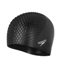 Unisex Adult Bubble Active+ Swim Cap For Men and Women - Black