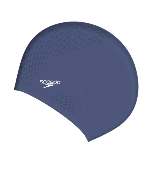 Unisex Adult Bubble Active+ Chlorine Resistant Swim Cap For Men and Women - Blue