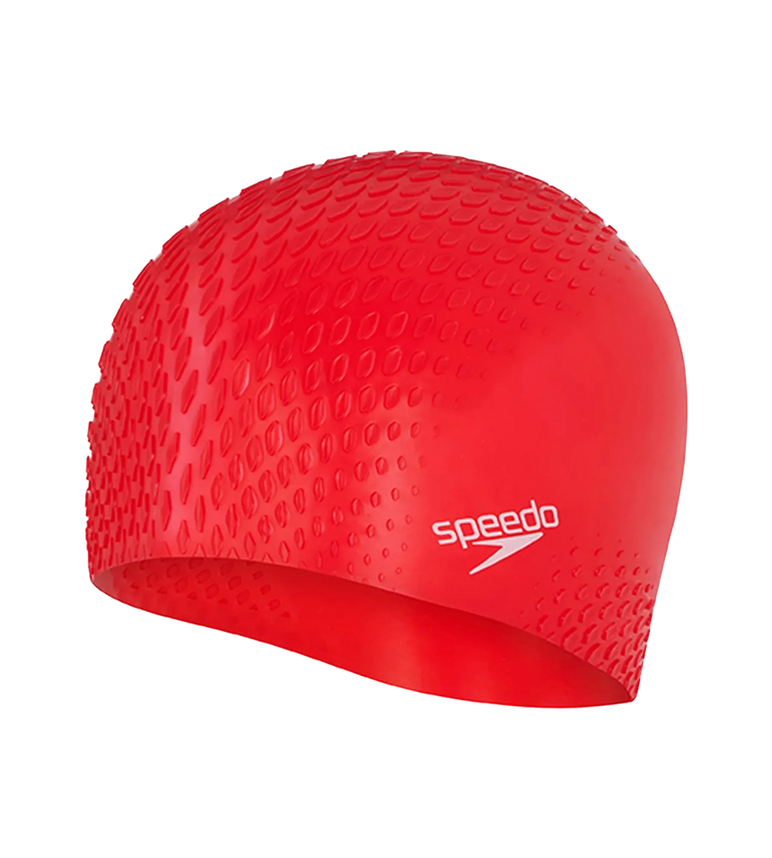 Buy Speedo Bubble Active Swim Caps Red Online | Speedo India