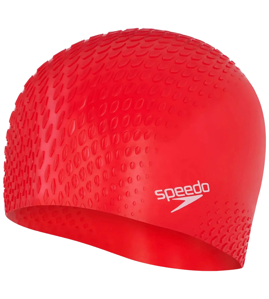 Buy Speedo Bubble Active Swim Caps Red Online | Speedo India