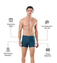 Men's Endurance 10 Essential Houston Aquashort - Dark Teal & White