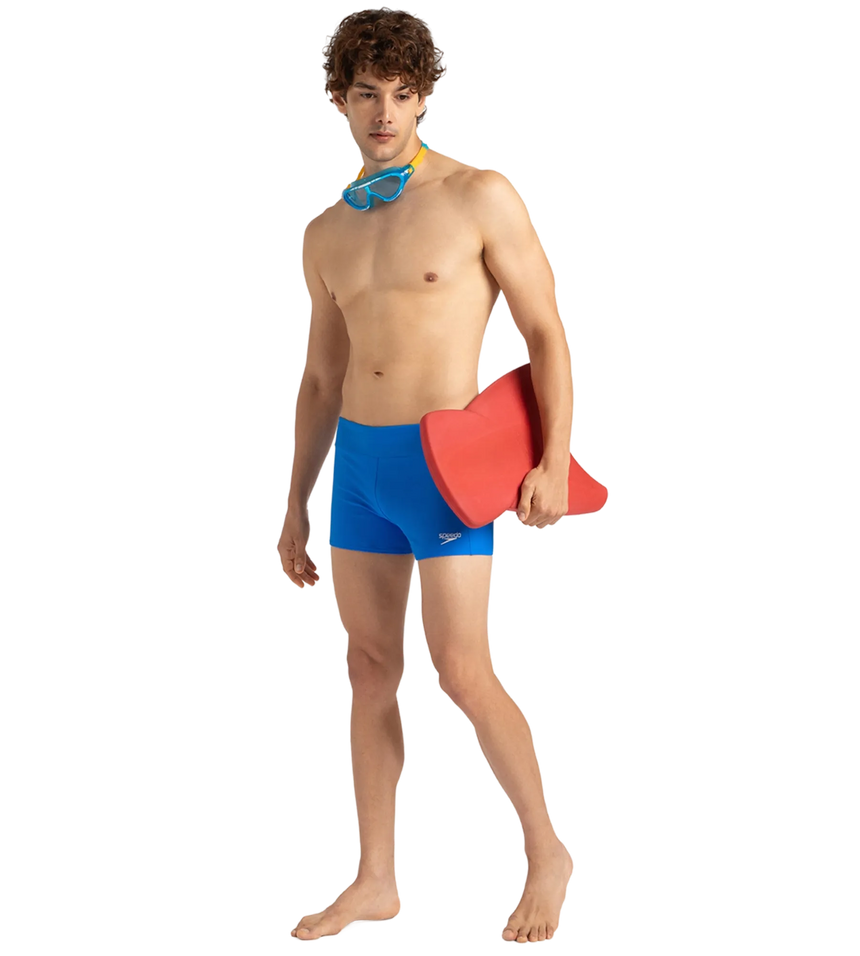 Buy Speedo Essential Houston Aquashort Bondi Blue-White Swimwear