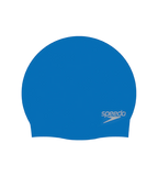 Unisex Moulded Silicone Swim Cap For Men and Women - Blue