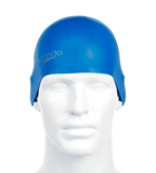 Unisex Moulded Silicone Swim Cap For Men and Women - Blue