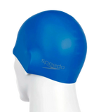 Unisex Moulded Silicone Swim Cap For Men and Women - Blue