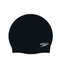 Unisex Moulded Silicone Swim Cap For Men and Women - Black
