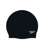 Unisex Moulded Silicone Swim Cap For Men and Women - Black