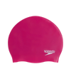 Unisex Moulded Silicone Swim Cap For Men and Women - Purple