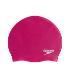 Unisex Moulded Silicone Swim Cap For Men and Women - Purple