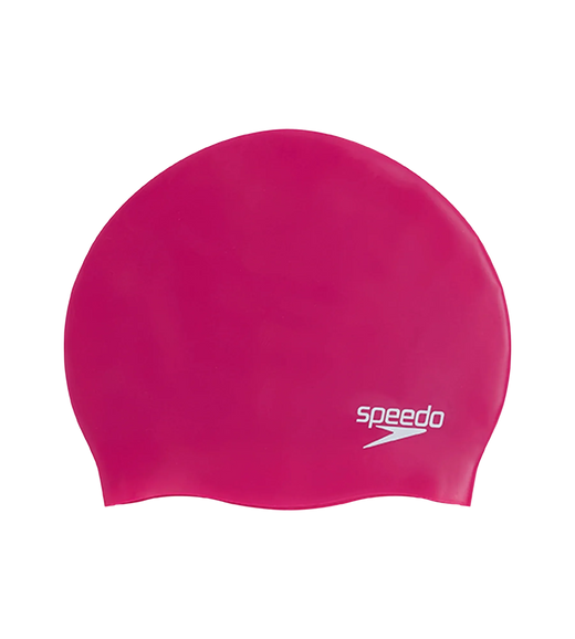 Unisex Moulded Silicone Swim Cap For Men and Women - Purple