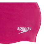 Unisex Moulded Silicone Swim Cap For Men and Women - Purple