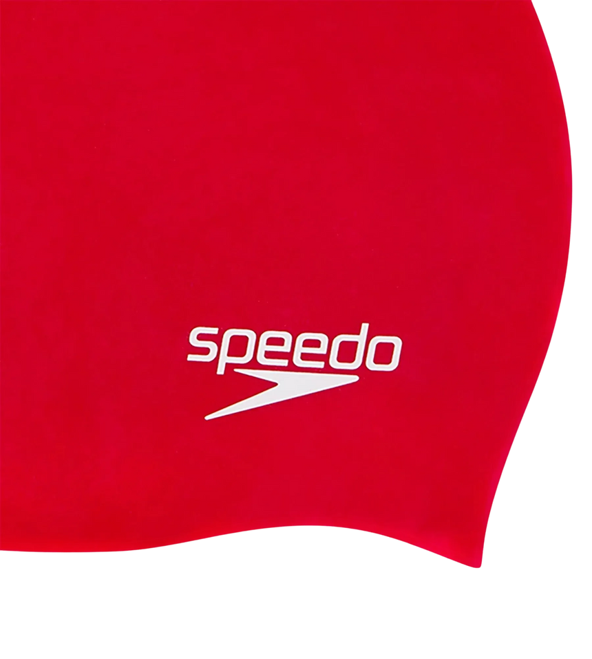 Buy Speedo Moulded Silicone Swim Caps Red Online | Speedo India